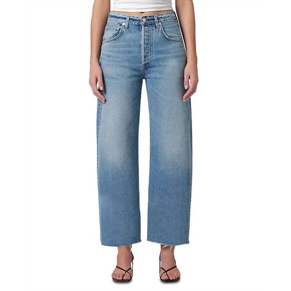 CITIZENS OF HUMANITY Denim - NEW CITIZENS OF HUMANITY ayla raw hem crop jeans in telegraph
